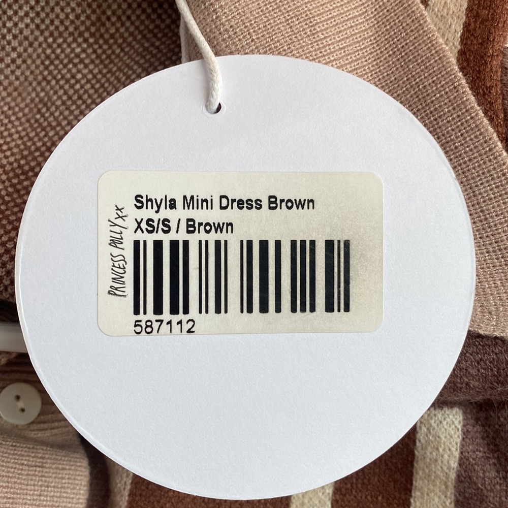 Princess Polly retro pattern knit button down dress - Picture 5 of 5